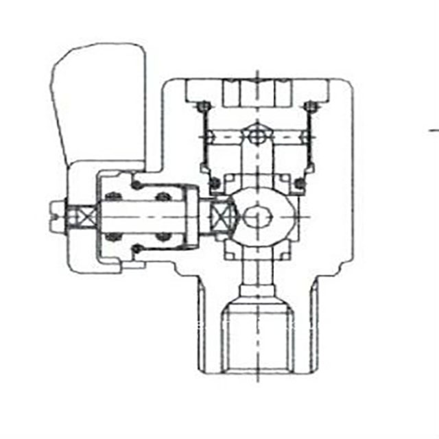 QF-T1H วาล์วเติม CNG อัตโนมัติทองเหลืองสำหรับรถยนต์