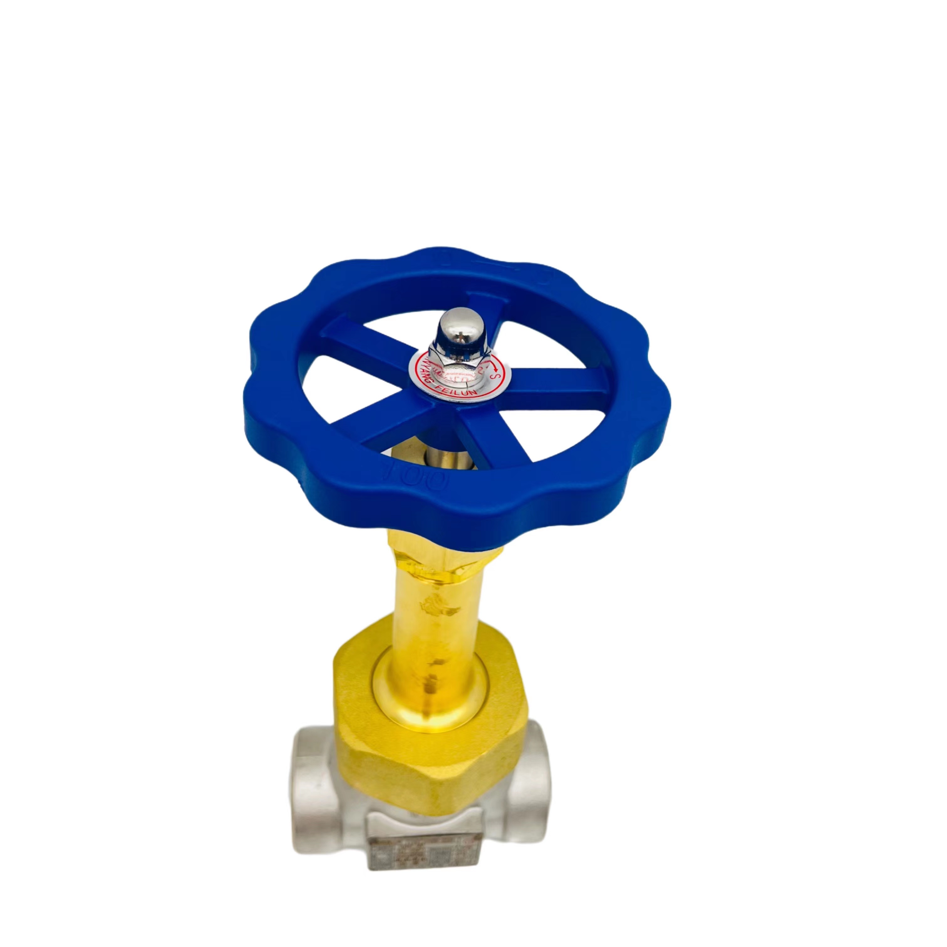 DJ-25P1 Short Stem Socket Weld Cryogenic Globe Valve 