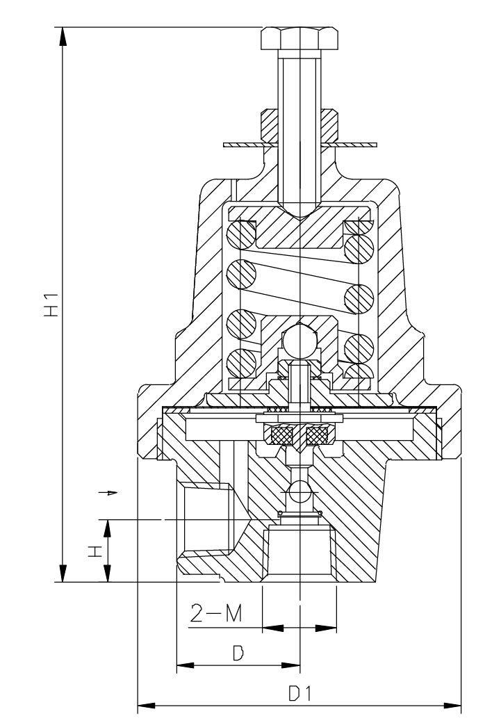 DYJ-06D ทองเหลืองอุณหภูมิต่ำ Cryogenic ลดความดัน Economizer