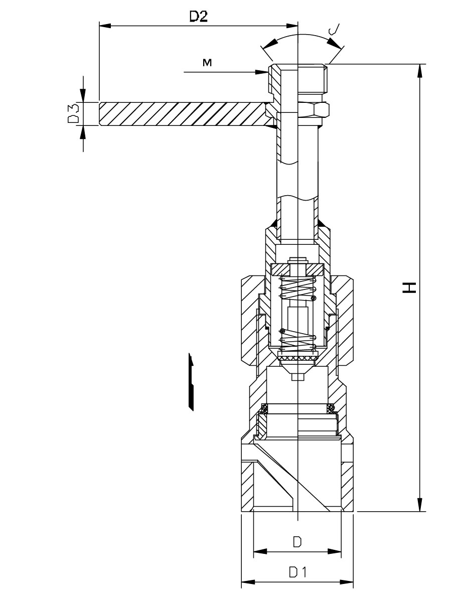 DHJ-10 การเชื่อมต่อช่องระบายอากาศ LNG อุณหภูมิต่ำแบบไครโอเจนิกสแตนเลส